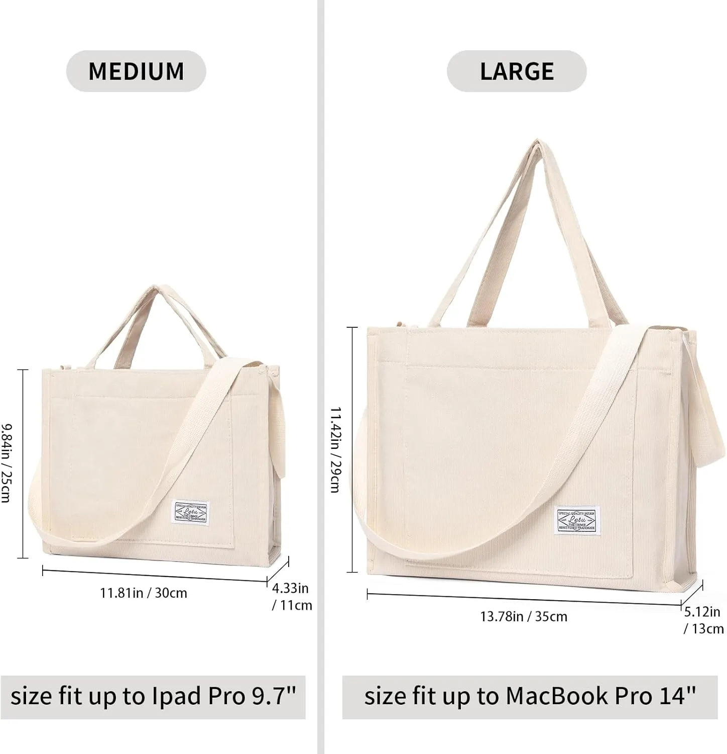 GAEKEAO Corduroy Tote Bag for Women Hobo Crossbody Bag Purse Shoulder Handbags Satchel Bag