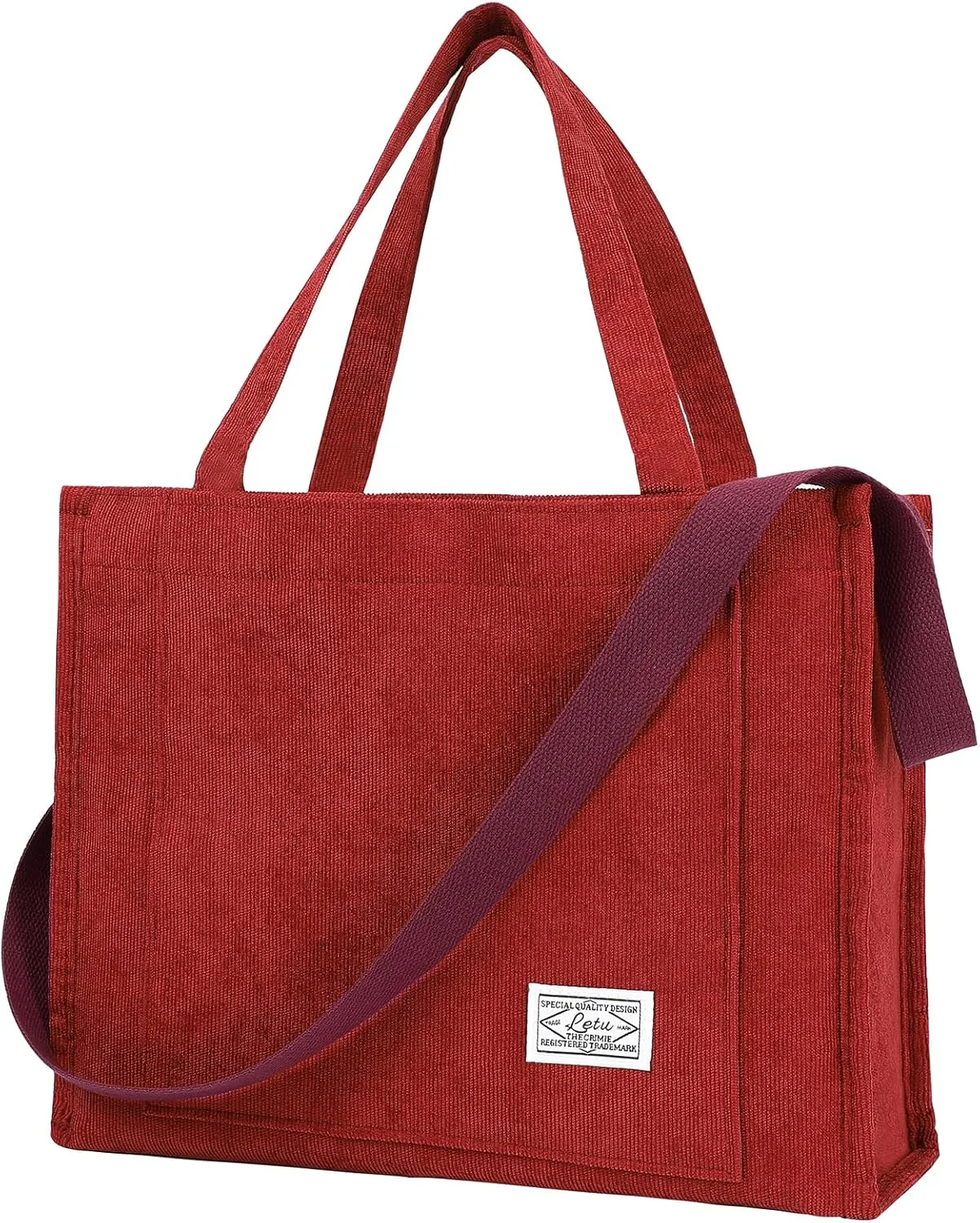 GAEKEAO Corduroy Tote Bag for Women Hobo Crossbody Bag Purse Shoulder Handbags Satchel Bag