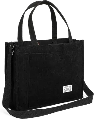 GAEKEAO Corduroy Tote Bag for Women Hobo Crossbody Bag Purse Shoulder Handbags Satchel Bag