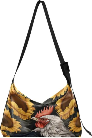 GAIGEO a of Sea Shells and Starfish Lightweight Leather Shoulder Bag, Men's Leather Crossbody Bag, Large Crossbody Bag