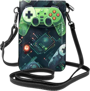 Gamepad Circuit Version Women's crossbody bag, crossbody phone bag, tassel wallet with shoulder strap, best gift for women.