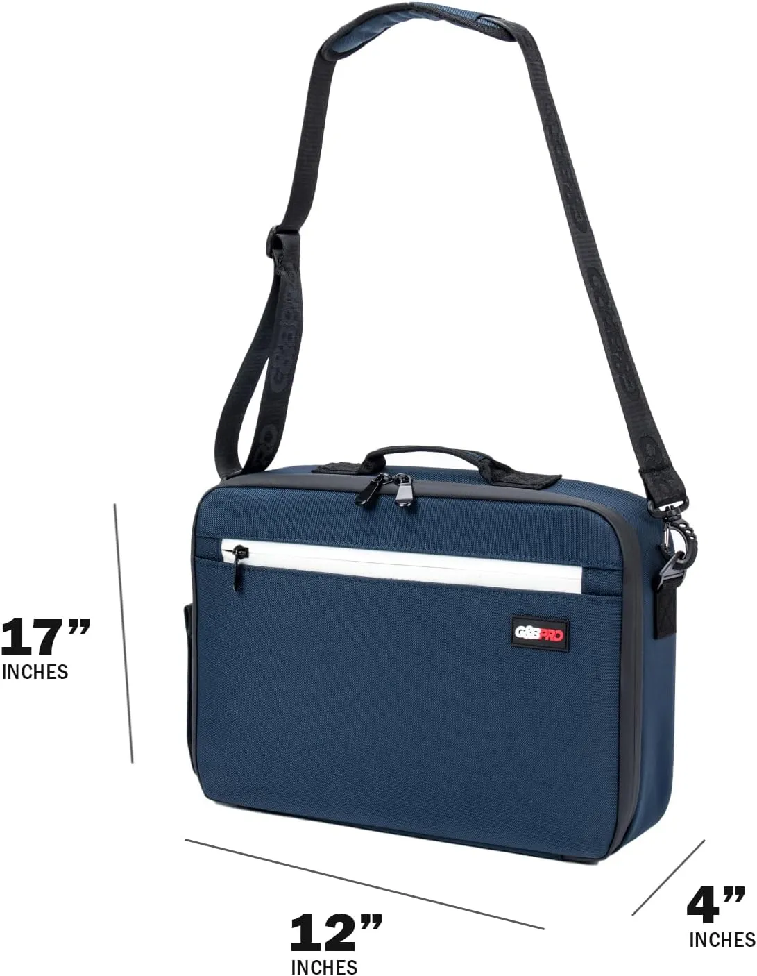 G&BPRO Crossbody Briefcase with Extending Tray System | All-in-one Mobile Workstation Travel Bag