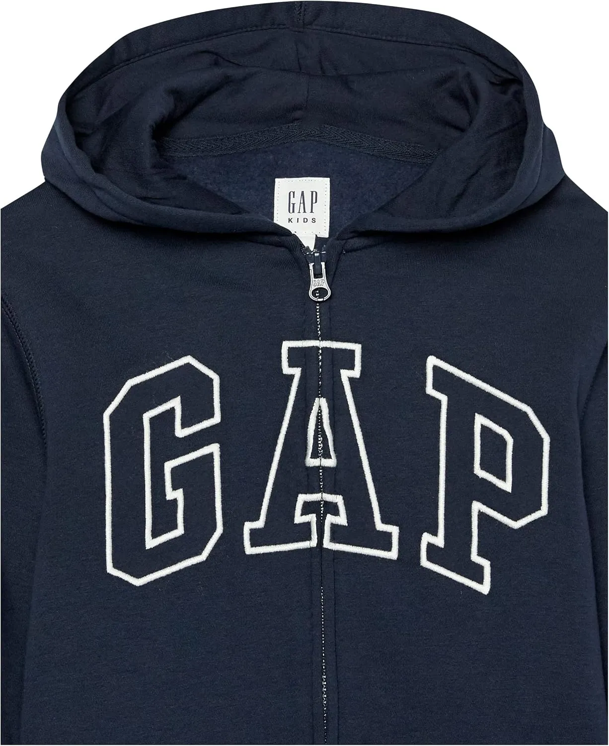 GAP Boys' Logo Hoodie Hooded Full Zip Sweatshirt