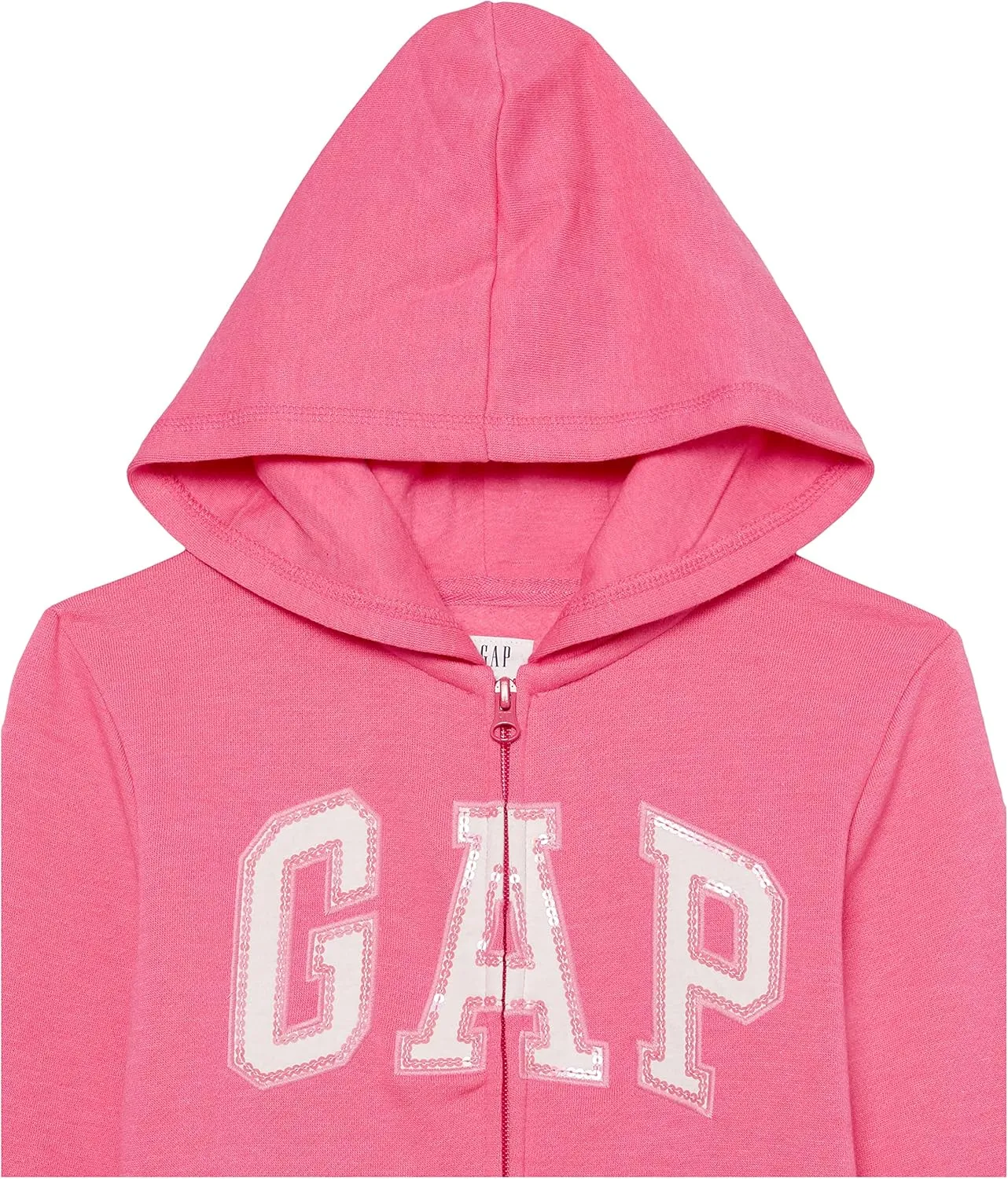 GAP Girls' Logo Hoodie Hooded Full Zip Sweatshirt