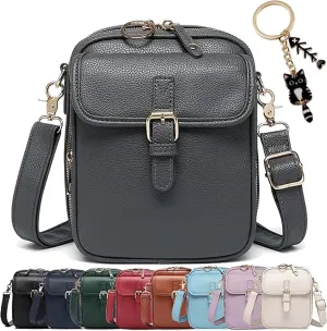 GDSAFS Collaboraten1 Crossbody Leather Bag, Urvashi Anti Theft Bags, Capacity with Multiple Compartments and Card Slots