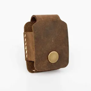 Genuine Leather Lighter Pouch Case Holder with Pocket Belt Loop