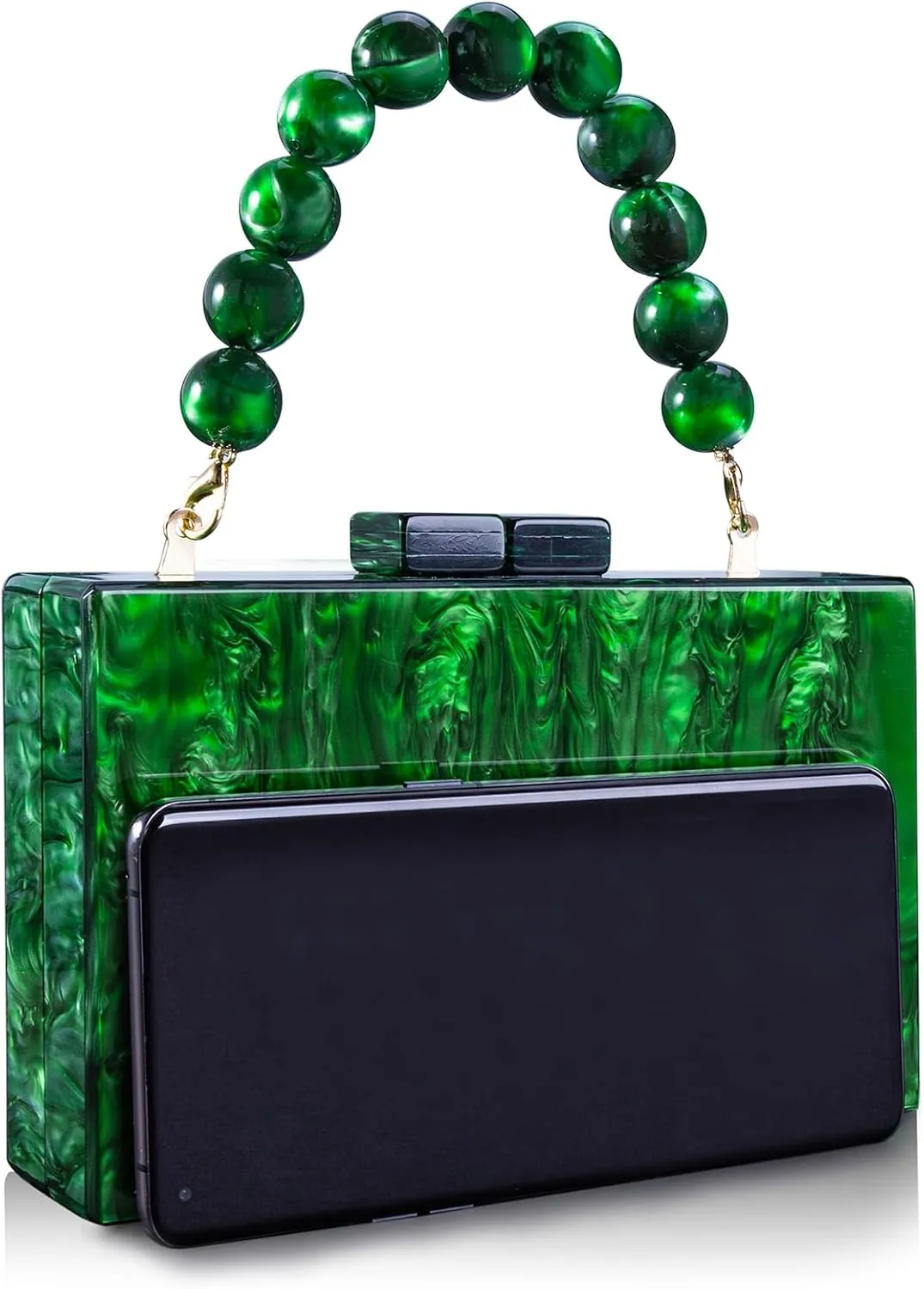 Gets Acrylic Clutch Purses for Women with Marbling Purses and Handbags Elegant Banquet Evening Crossbody Bag