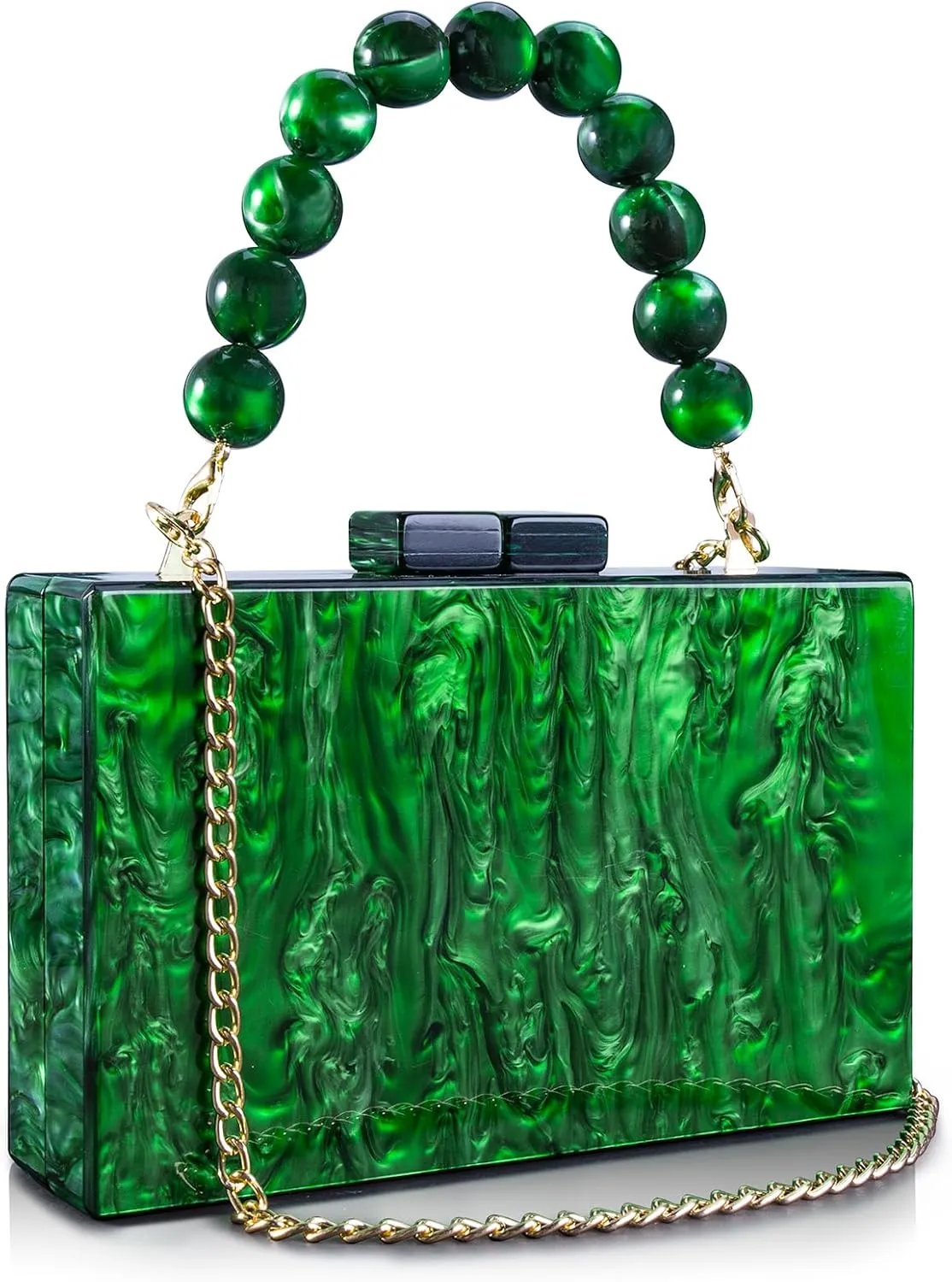 Gets Acrylic Clutch Purses for Women with Marbling Purses and Handbags Elegant Banquet Evening Crossbody Bag