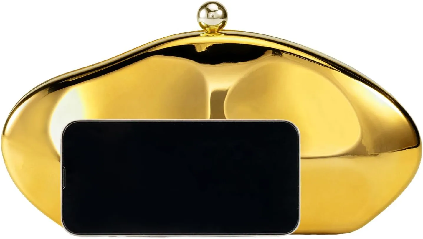Gets Acrylic Purses and Handbags for Women Shell Shape Shoulder Crossbody Bag with Chain Clutch Purse for Wedding Party