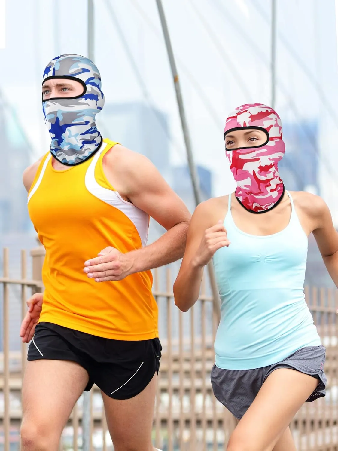Geyoga 12 Pcs Ski Mask for Men Full Face Cover Winter Face Mask UV Sun Protection Balaclava for Women Outdoor Cycling
