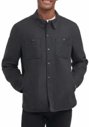G.H. Bass & Co. Men's Wool Blended Lined Jacket (US, Alpha, XX-Large, Regular, Regular, Green)