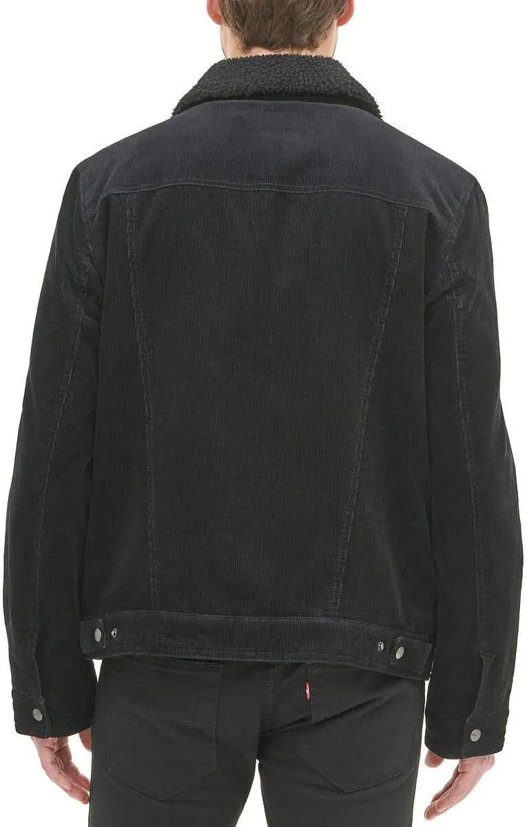 G.H. Bass Men's Corduroy Sherpa Trucker Jacket