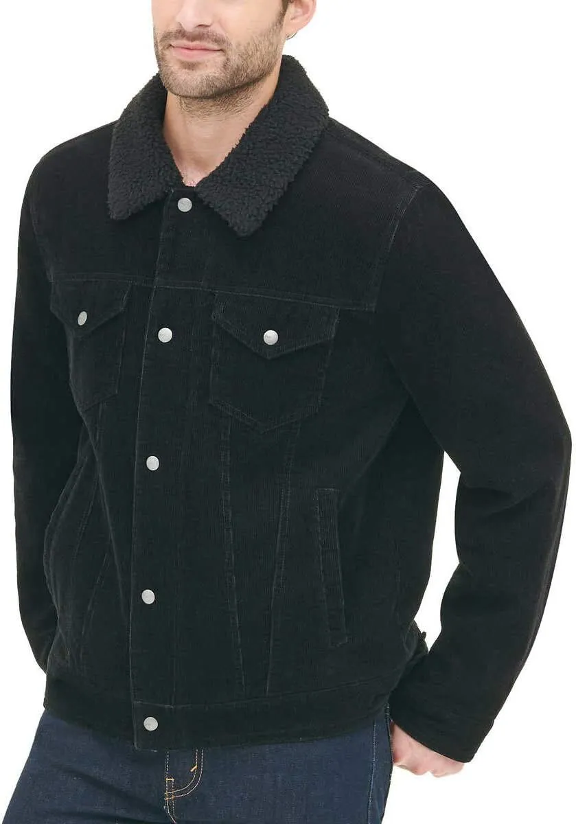 G.H. Bass Men's Corduroy Sherpa Trucker Jacket