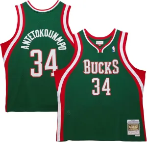 Giannis Antetokounmpo Milwaukee Bucks 2013-14 Hardwood Classics Swingman Jersey