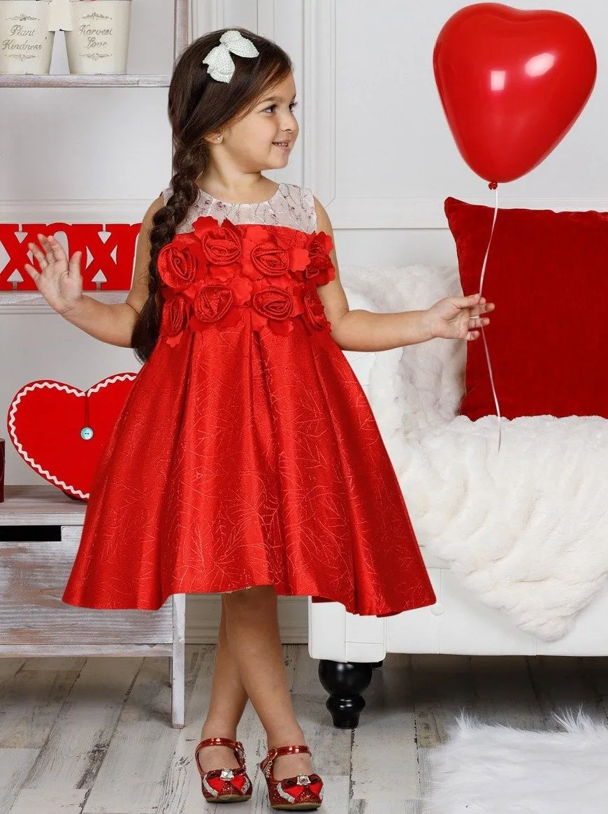 Girls My Heart Beats For You Special Occasion Dress