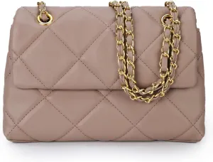 Gladdon Quilted Crossbody Purses for Women Small Ladies Shoulder Bags with Chain Trendy Clutch Purse Cute Designer Bag
