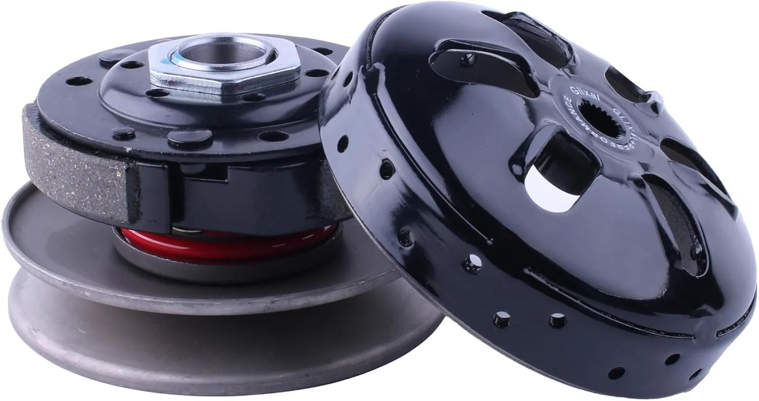 Glixal High Performance Racing Clutch Assy with Clutch Bell for GY6 49cc 50cc 139QMA 139QMB Engine Scooter Moped ATV Go-Kart