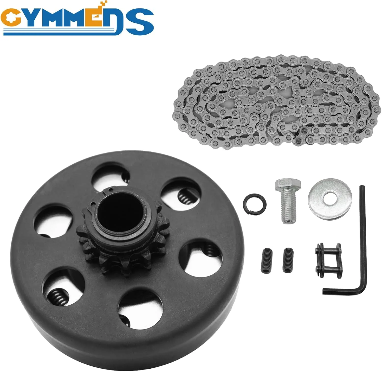 Go Kart Clutch 3/4" Bore 12 Tooth with #35 Chain, Centrifugal Clutch for Predator 212, Honda GC GX Engines and Most 2-6.5HP Small Engines performance Parts for MiniBike, Go Kart, Lawnmower.