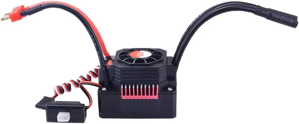 GoolRC Surpass Hobby 60A Brushless ESC Waterproof Electronic Speed Controller for 1/10 RC Car Truck Off-Road
