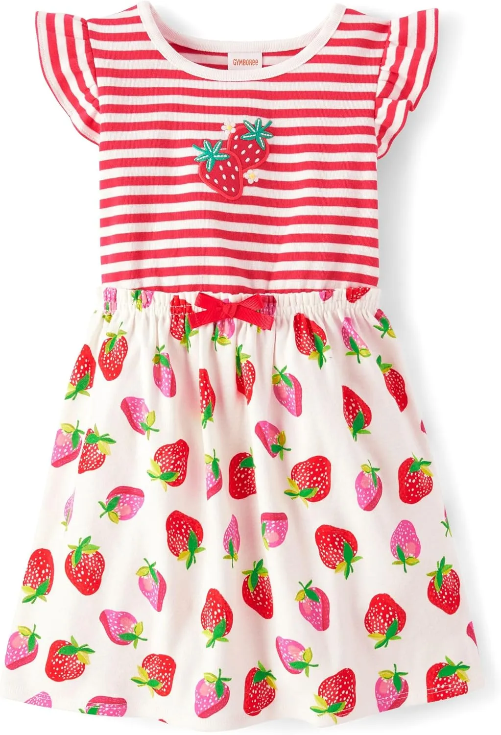 Gymboree Girls' and Toddler Embroidered Short Sleeve Dress