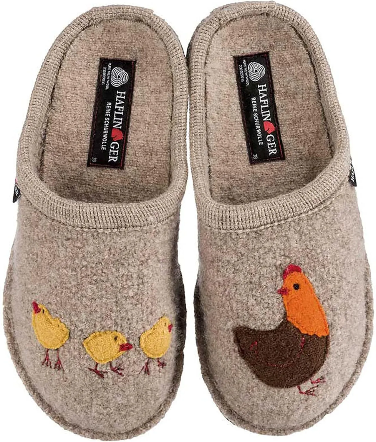 HAFLINGER Women's Gallina Wool Slippers