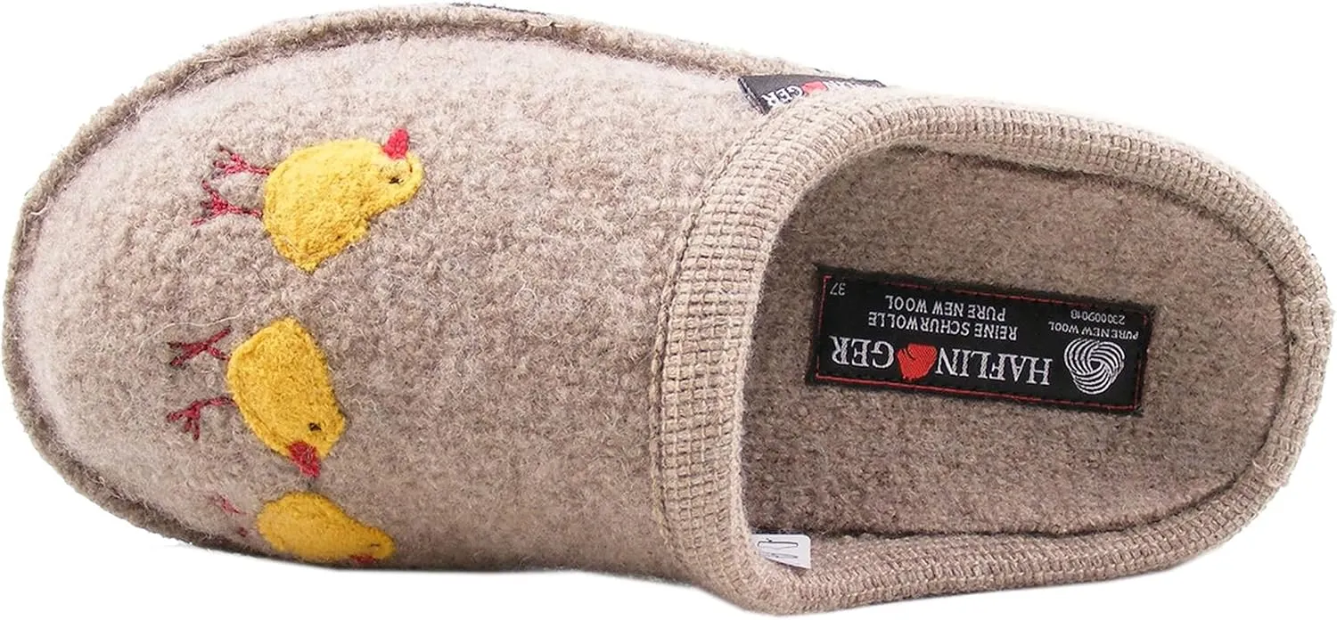 HAFLINGER Women's Gallina Wool Slippers