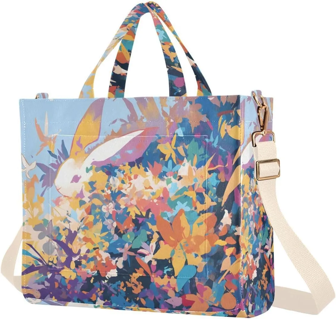 Hare Women's Tote Handbags Top Handle Satchel Shoulder Bag Crossbody Bag