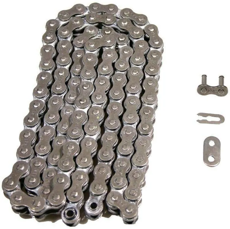 Heavy Duty Chain fits - TW200 Trailway TW 200 1987-1994 - 428-126 Non O-Ring Drive Chain with Master Link - Steel Links Chain - Replacement Drive Chain