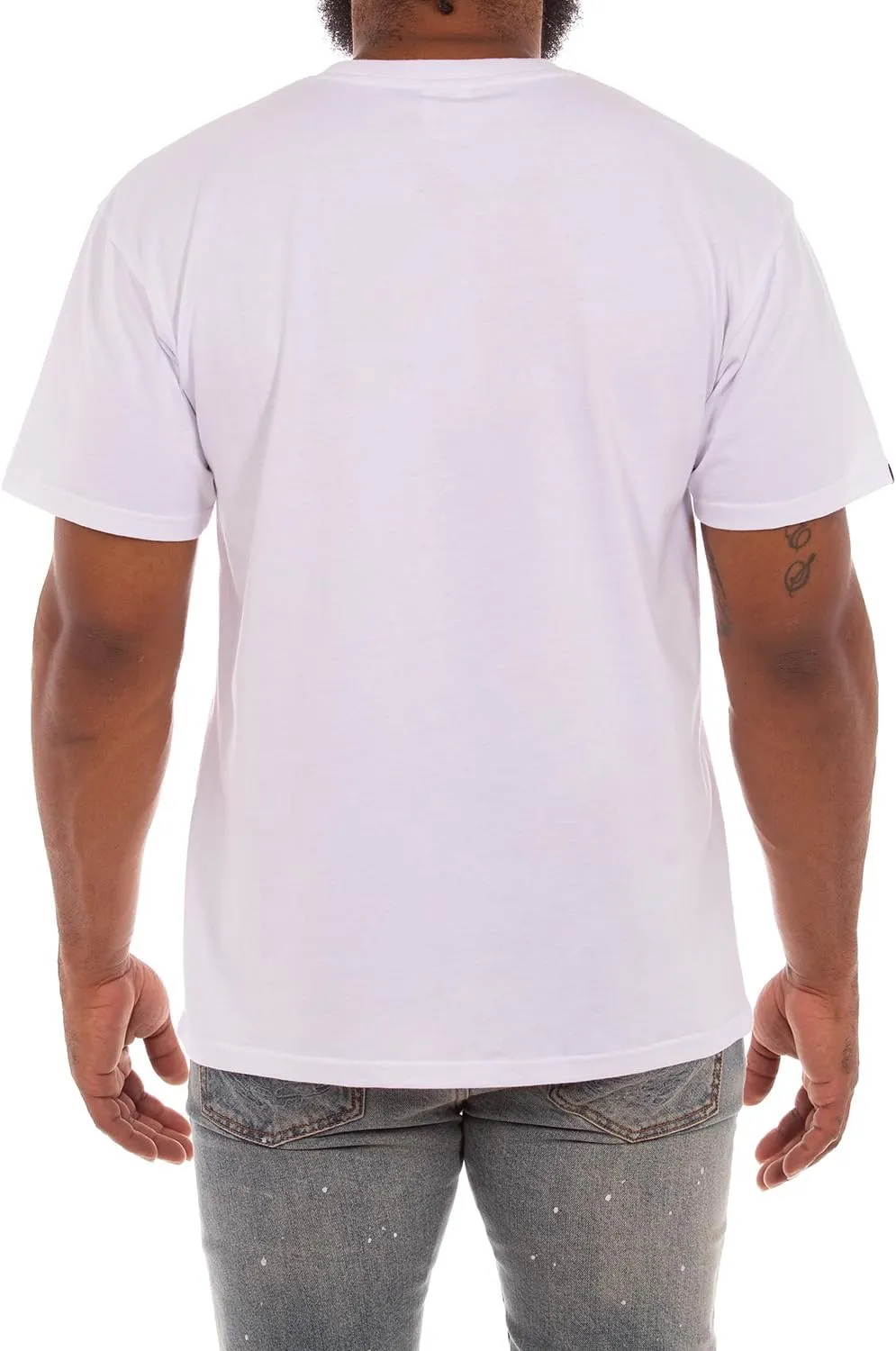 Helmet Tee with Denim Detail