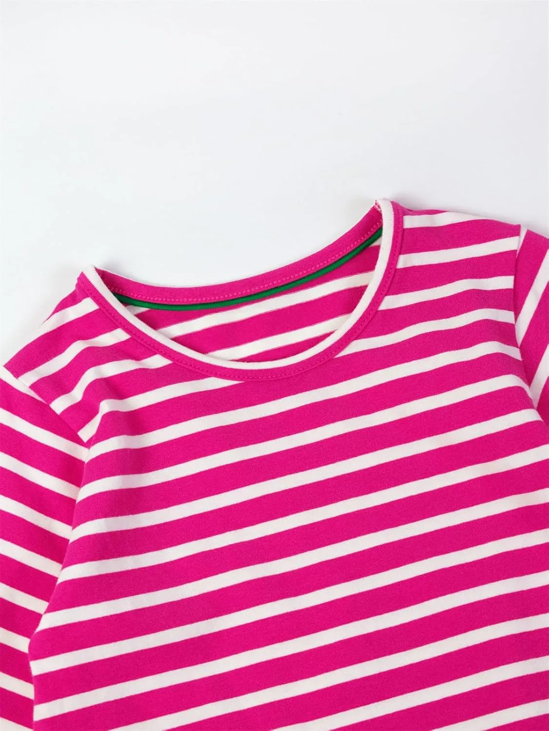 HILEELANG Girl Long Sleeve Dress Cotton Casual Applique Christams Tunic Shirt Clothes