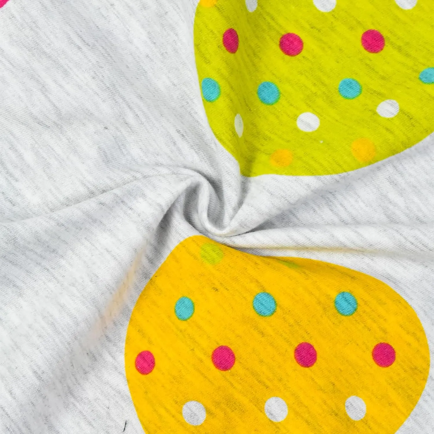HILEELANG Little Girl Short Sleeve Dress Easter Cotton Casual Applique Tunic Shirt Dresses
