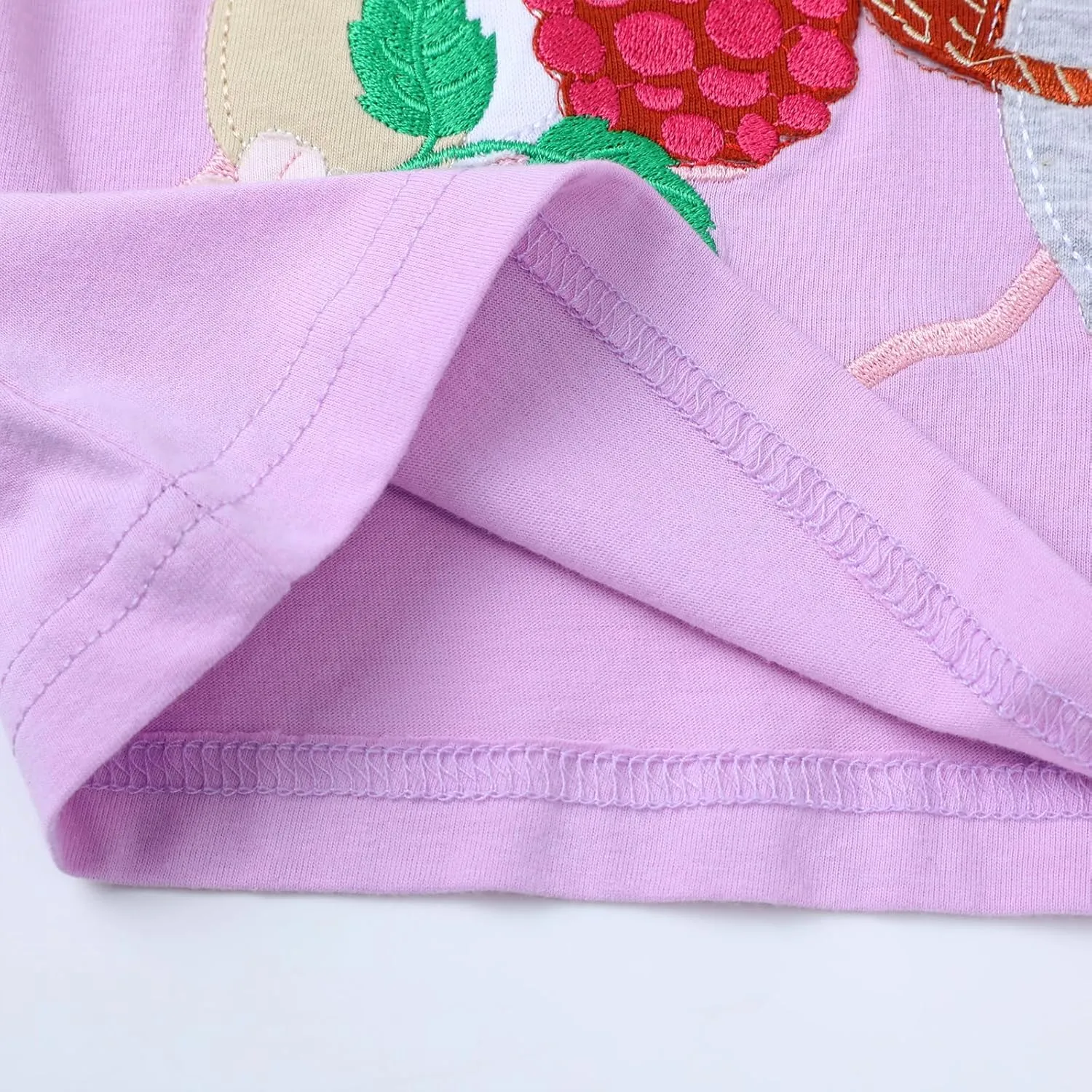 HILEELANG Toddler Girl Short Sleeve Easter Dress Cotton Casual Jersey Shirt Playwear Applique Dress