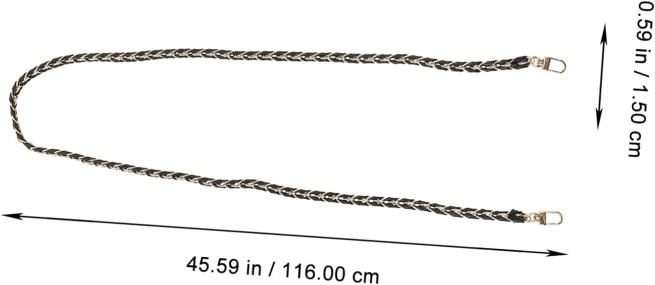 Holibanna 1pc Metal Shoulder Chain for Bag Stylish Replacement Women Bag Strap Shoulder Strap Accessory for Fashion Enhancements