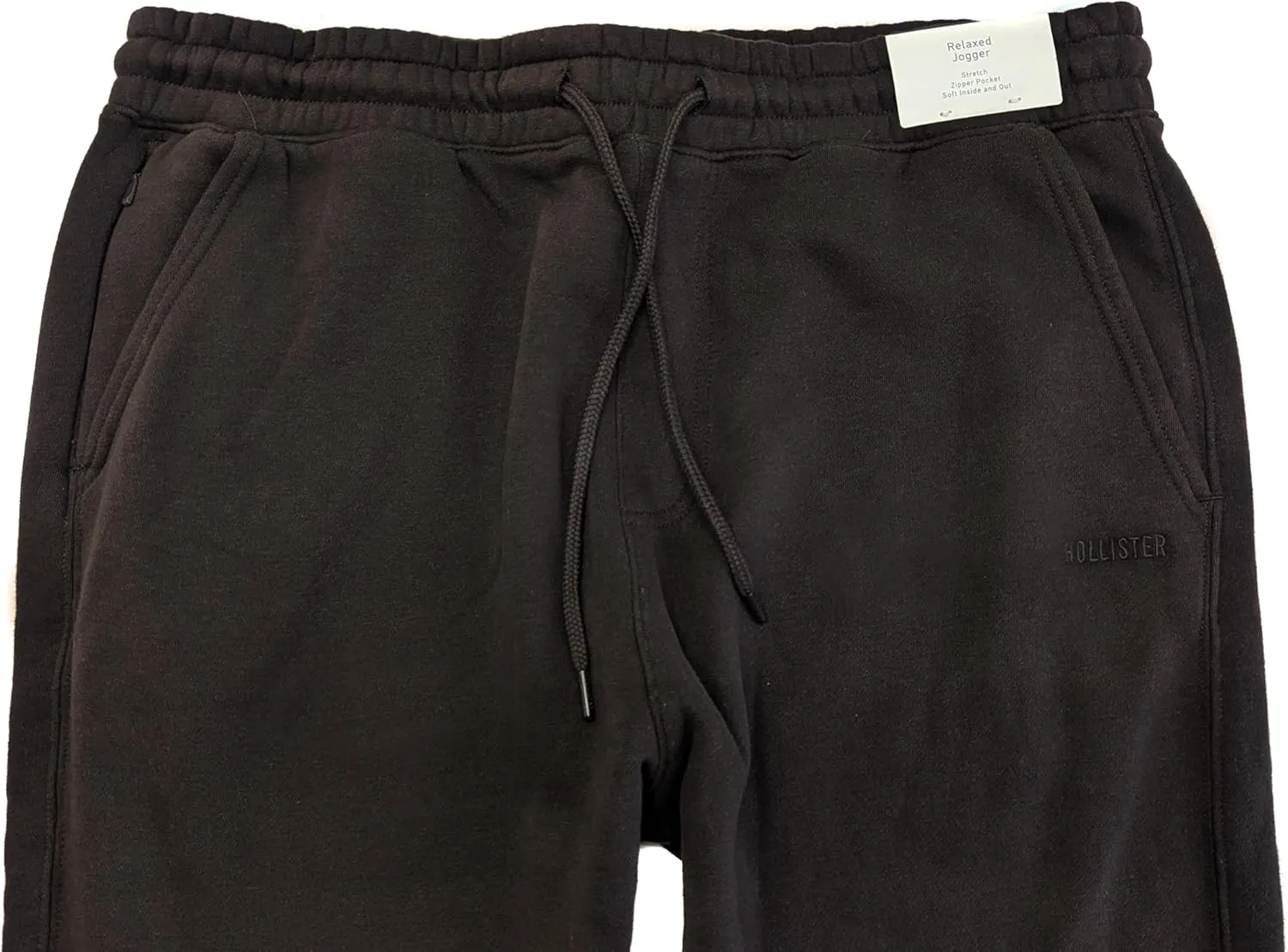 Hollister California Men's Soft Inside and Out Relaxed Fit Fleece Jogger Pant HOM-19