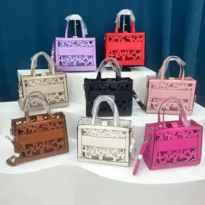 Hollowed-Out Tous Tote Bag