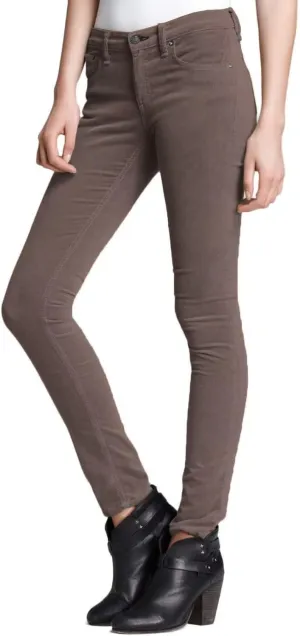 Hybrid & Company Super Comfy Stretch Women 5 Pockets Corduroy Skinny Pants