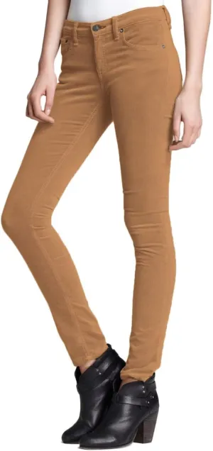 Hybrid & Company Super Comfy Stretch Women 5 Pockets Corduroy Skinny Pants