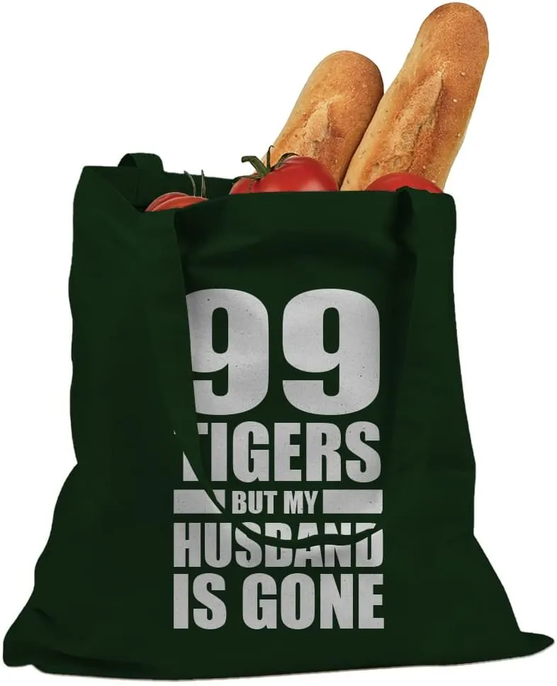 I got 99 Tigers Cotton Canvas Tote Bag