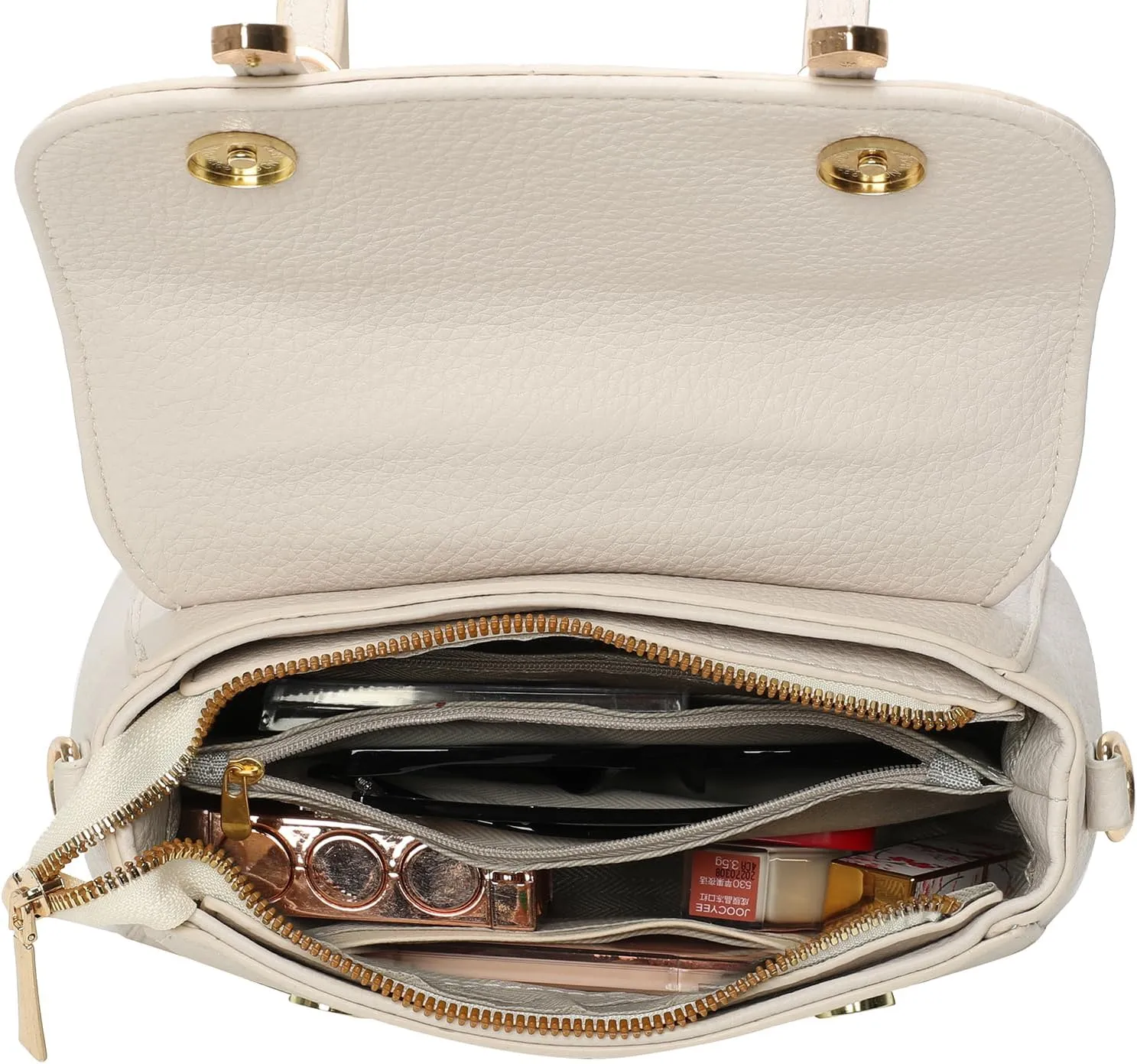 I IHAYNER Crossbody Bags for Women Soft Leather Purses Top Handle Handbags for Travel Designer Shoulder Bags with Wide Strap