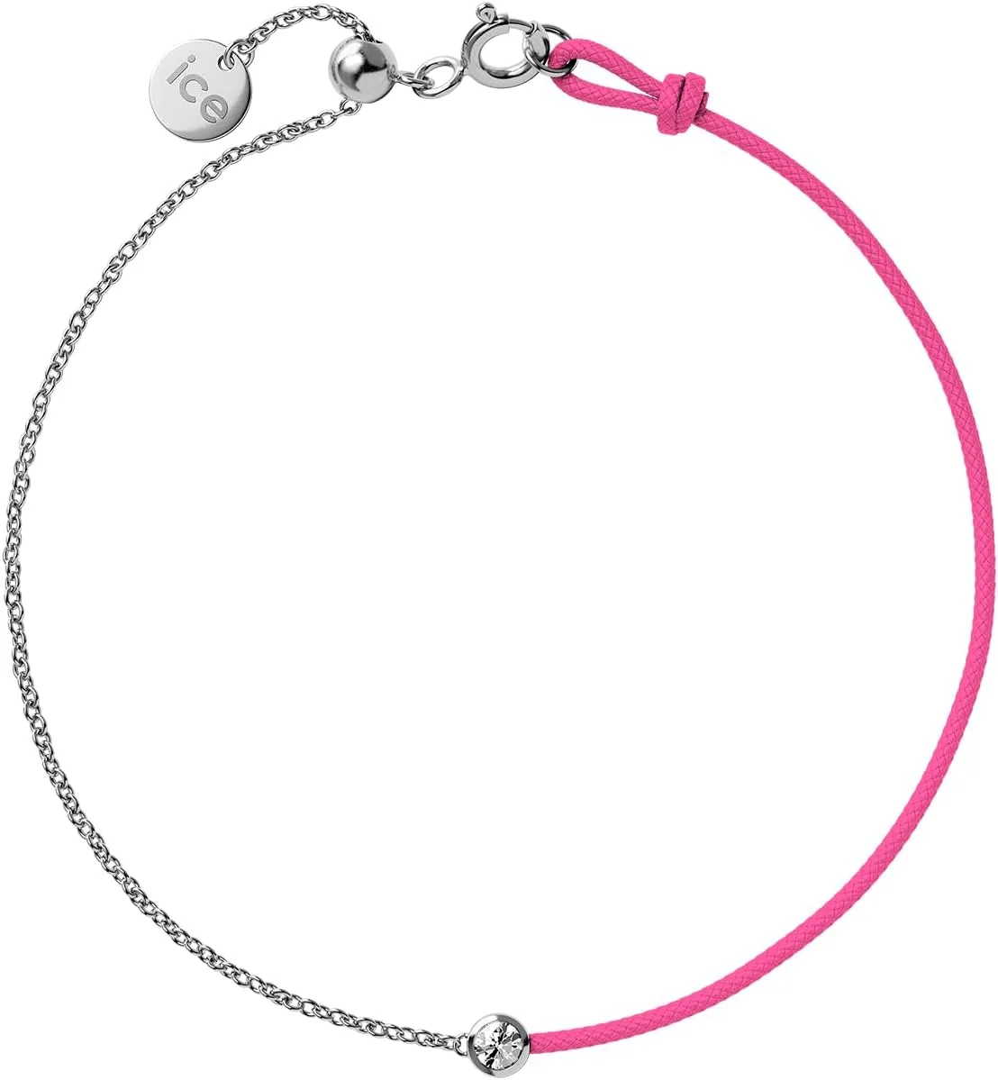 ICE-WATCH - Ice Jewellery Diamond Bracelet for Women - Splash-Proof - Easy to Adjust - Ecological Diamond, 0.03-0.05 Carats, Brilliant Cut