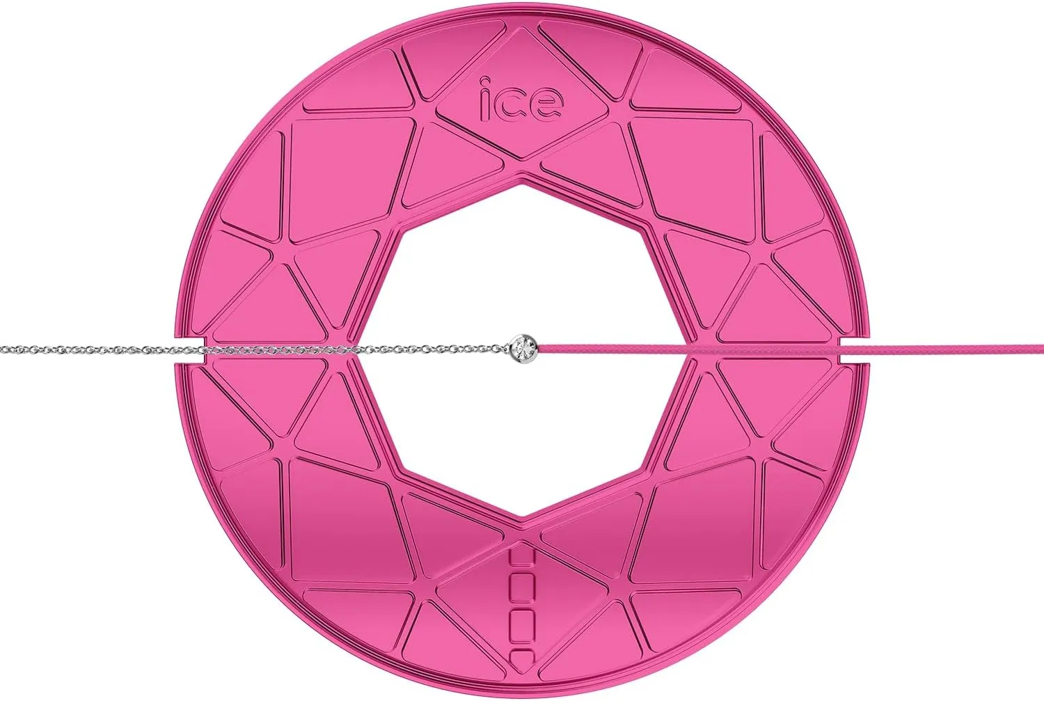 ICE-WATCH - Ice Jewellery Diamond Bracelet for Women - Splash-Proof - Easy to Adjust - Ecological Diamond, 0.03-0.05 Carats, Brilliant Cut