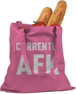 Indica Plateau Currently AFK Cotton Canvas Tote Bag