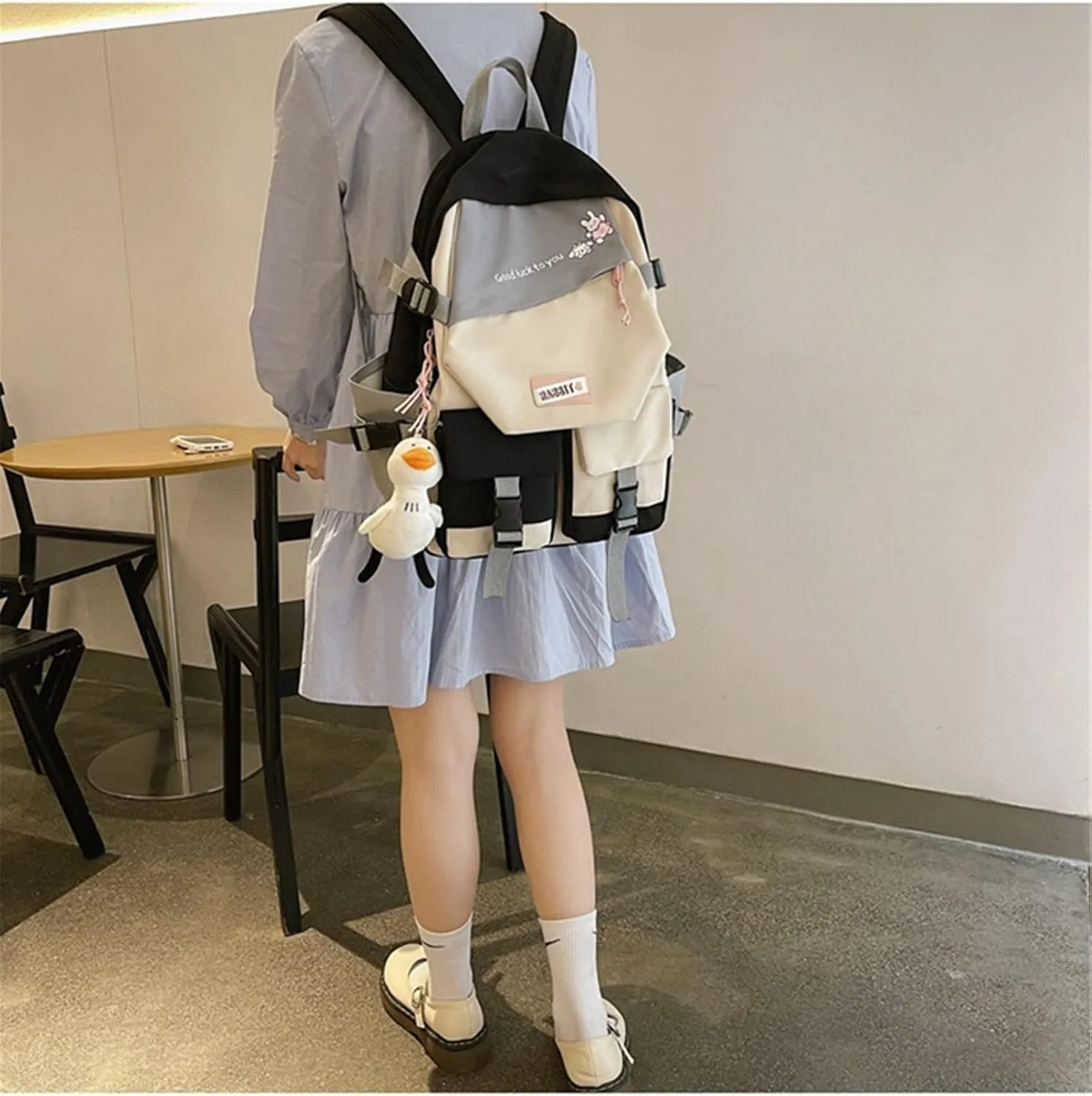 ISaikoy Anime Future Diary Backpack Students Bookbag Shoulder School Bag Daypack Laptop Bag 4