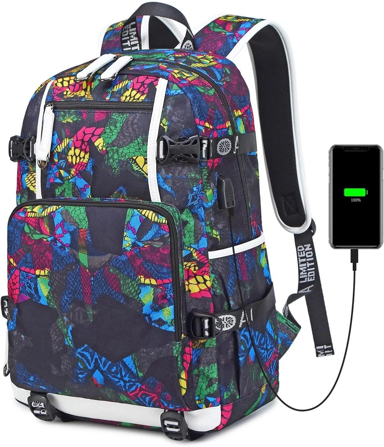 ISaikoy Anime Sword Art Online Backpack Bookbag Daypack School Bag Laptop Shoulder Bag N12