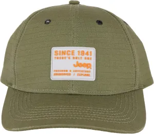 Jeep Since 1941 "There's Only One Rubber Patch Logo 6 Panel Mid Profile Trucker Hat Dad Cap