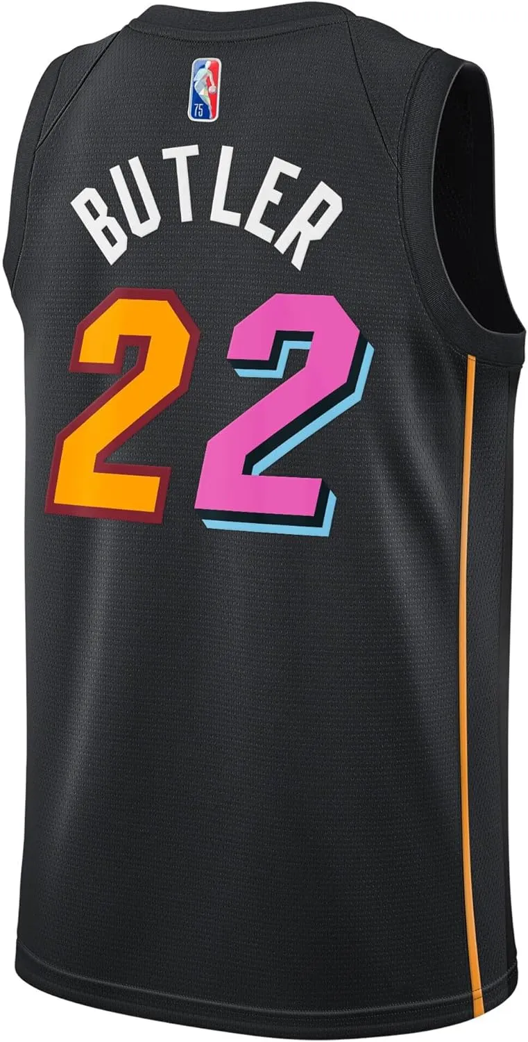 Jimmy Butler Miami Heat Black #22 Youth 8-20 75th Anniversary Alternate Edition Swingman Player Jersey