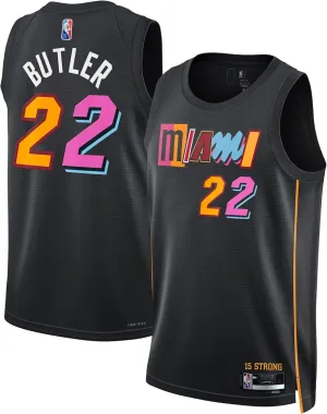 Jimmy Butler Miami Heat Black #22 Youth 8-20 75th Anniversary Alternate Edition Swingman Player Jersey