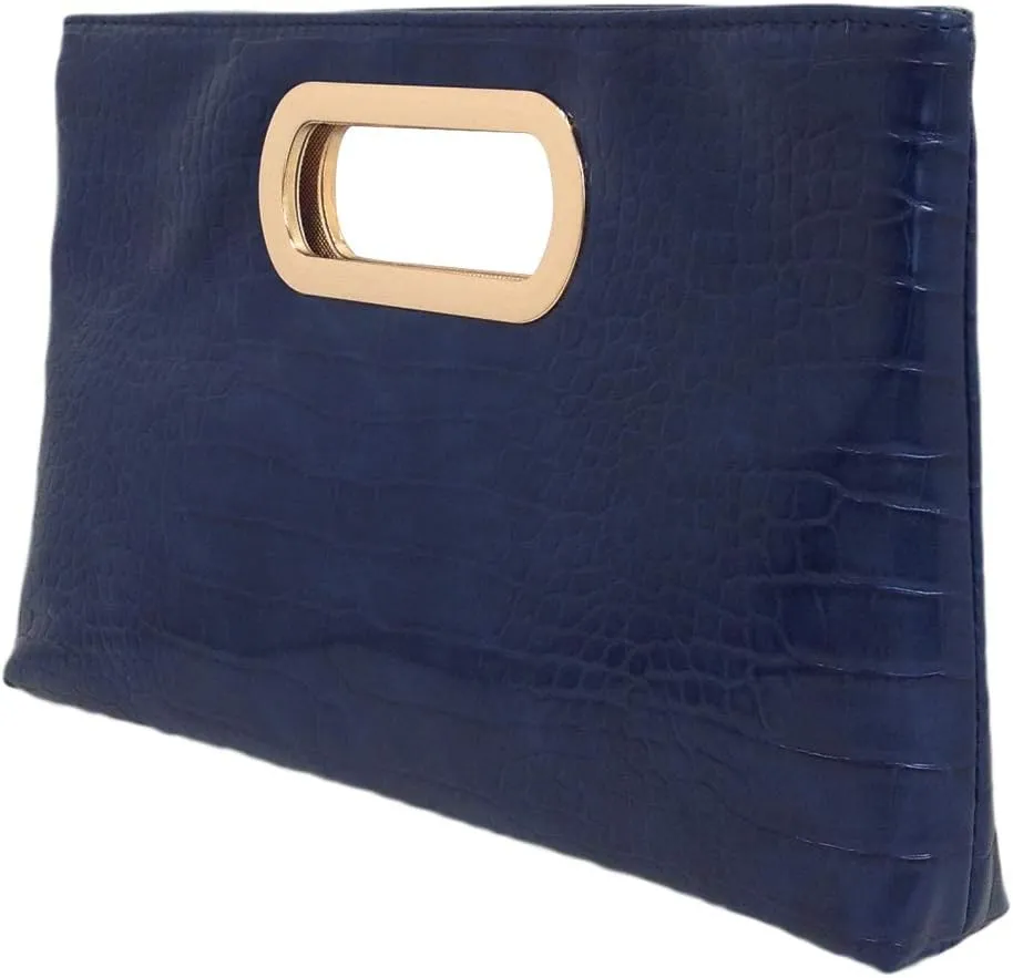 JNB Cork Top Handle Clutch