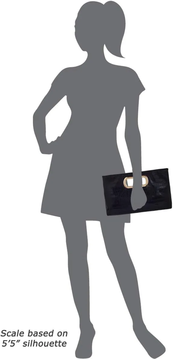 JNB Cork Top Handle Clutch