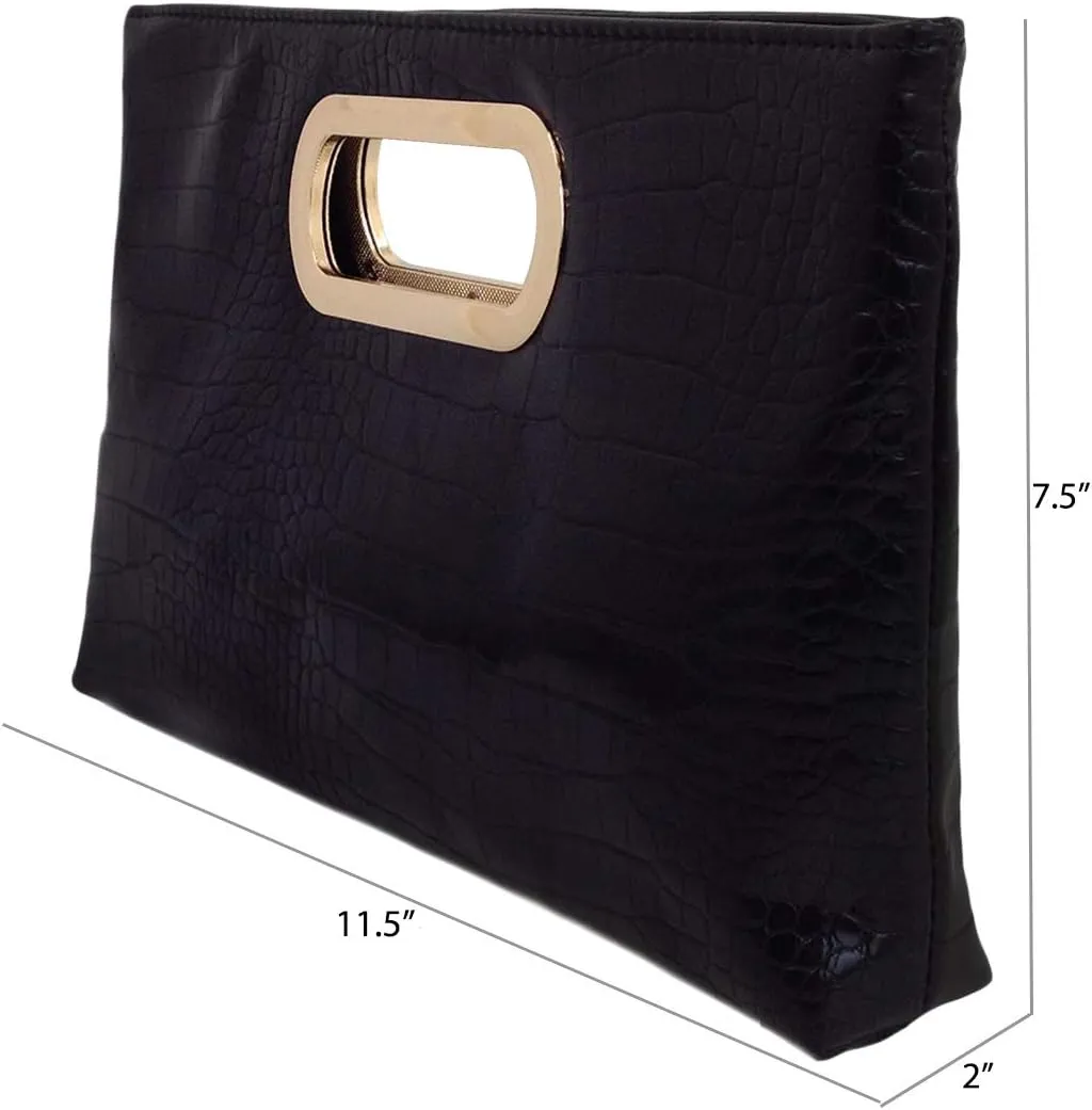 JNB Cork Top Handle Clutch